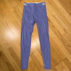 Aybl Performance Leggings Purple S EUC Activewear Sporty Gym Workout Stretch